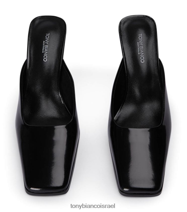 עקבים נמוכים | נשים שחור היי ברק Tony Bianco עקבי הבזק 8BNR8T253